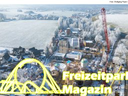 Aufbau des Themenbereichs „Sonnenbucht“ in FANTASIA (Januar 2025)